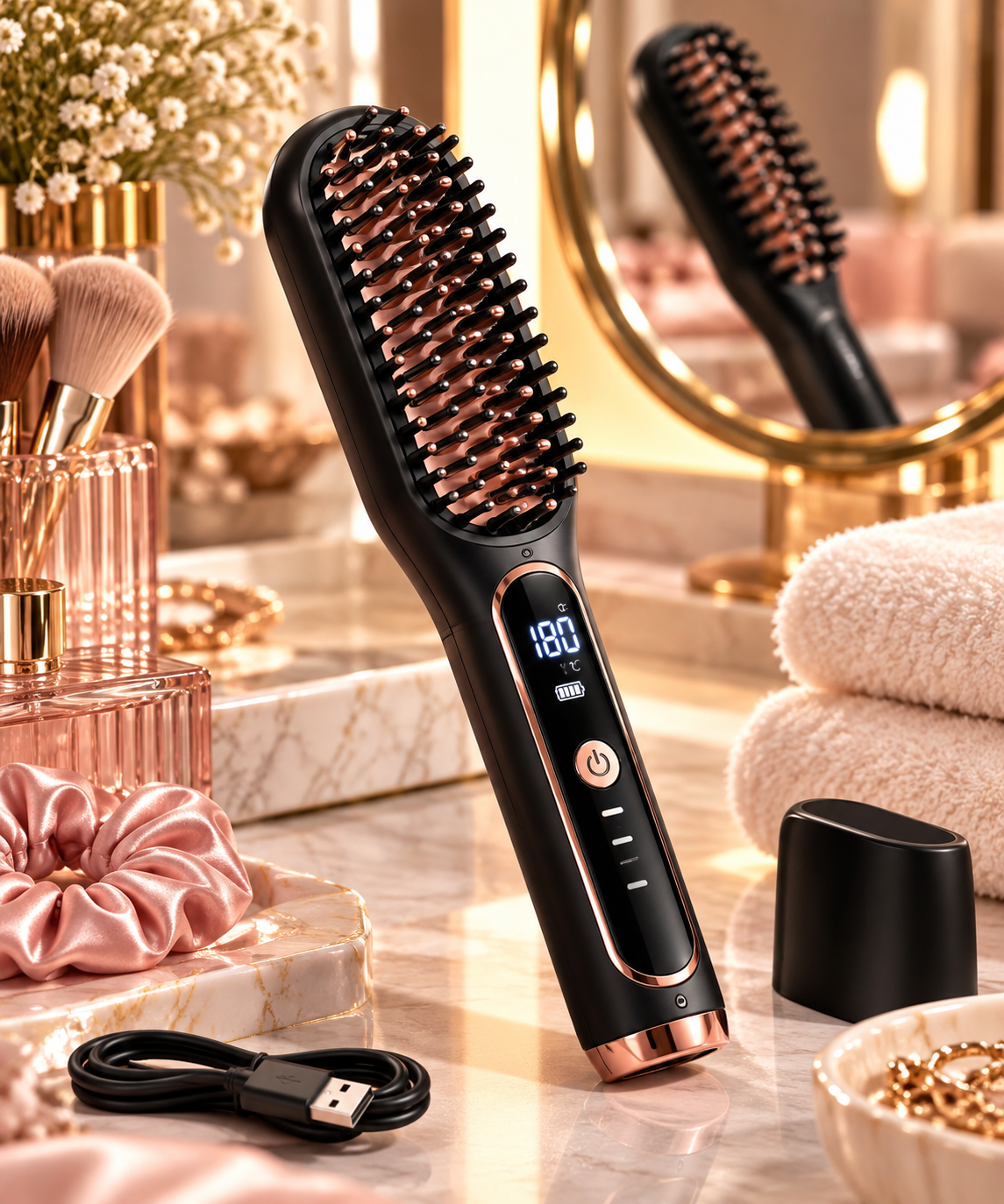 Brosse lissante sans fil